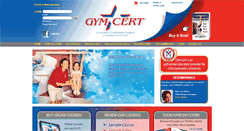Desktop Screenshot of gymcert.com